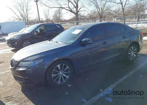 2016 Acura Tlx из США, поврежденный, VIN 19UUB1F37GA007004